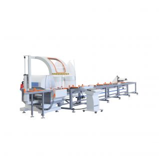 Aluminum profile CNC single-head any angle cutting saw