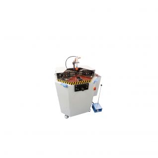 Hydraulic corner crimping machine for aluminum doors and windows